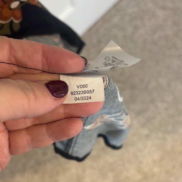 Vince Camuto Black Maxi Dress with Brown Floral Design - Picture 3 of 9